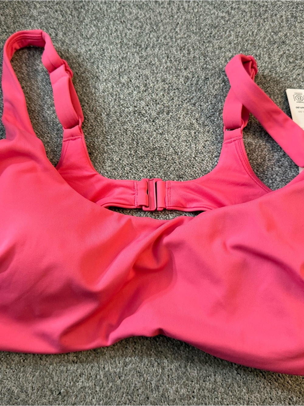 Athleta Hot Pink Scoop Bikini Top